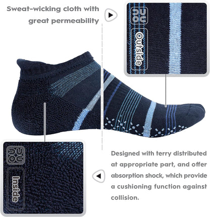 Unisex Non Slip Grip Socks for Yoga Pilates Barre Home & Hospital