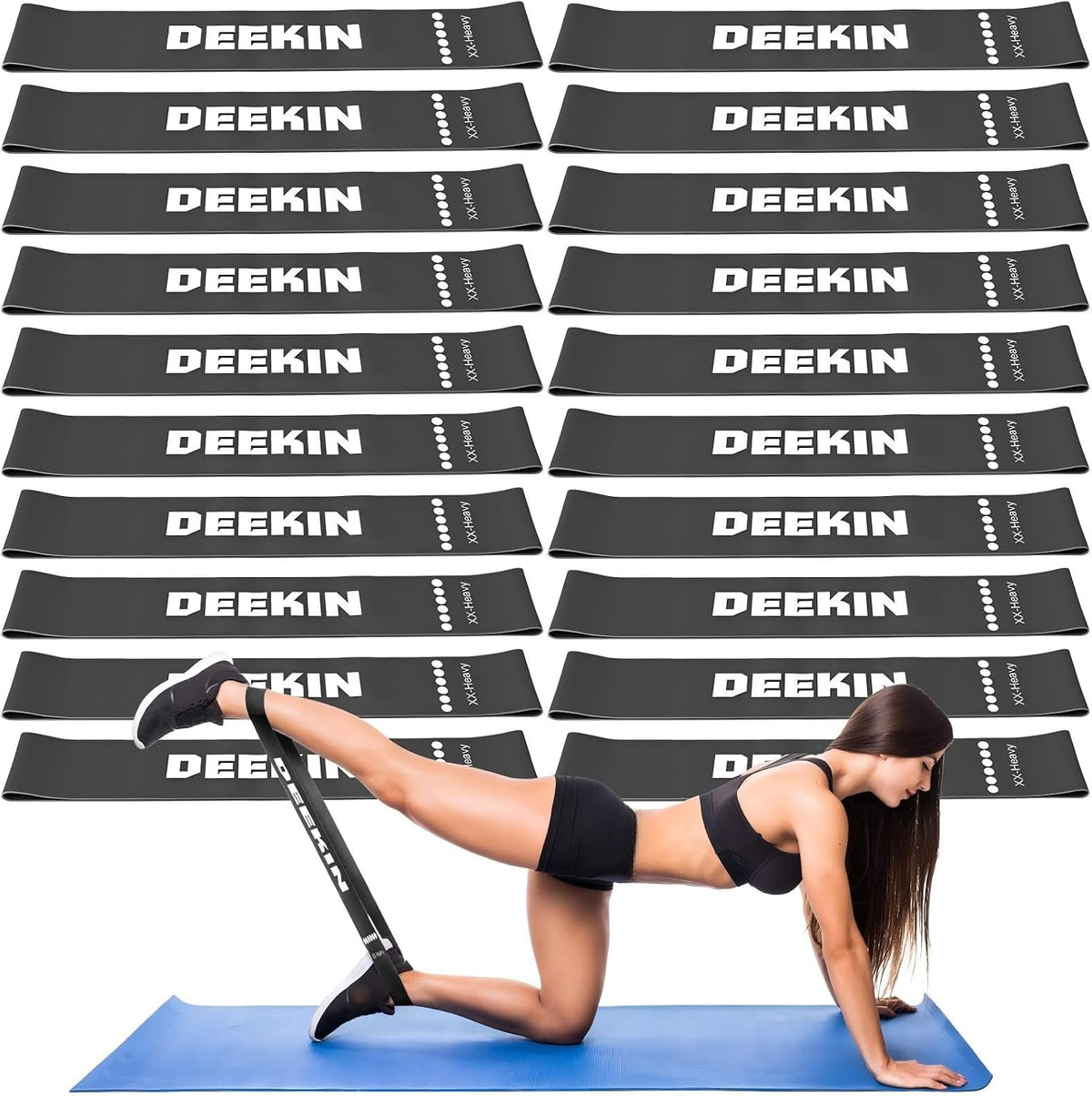 20 Pcs Resistance Bands Bulk Exercise Bands