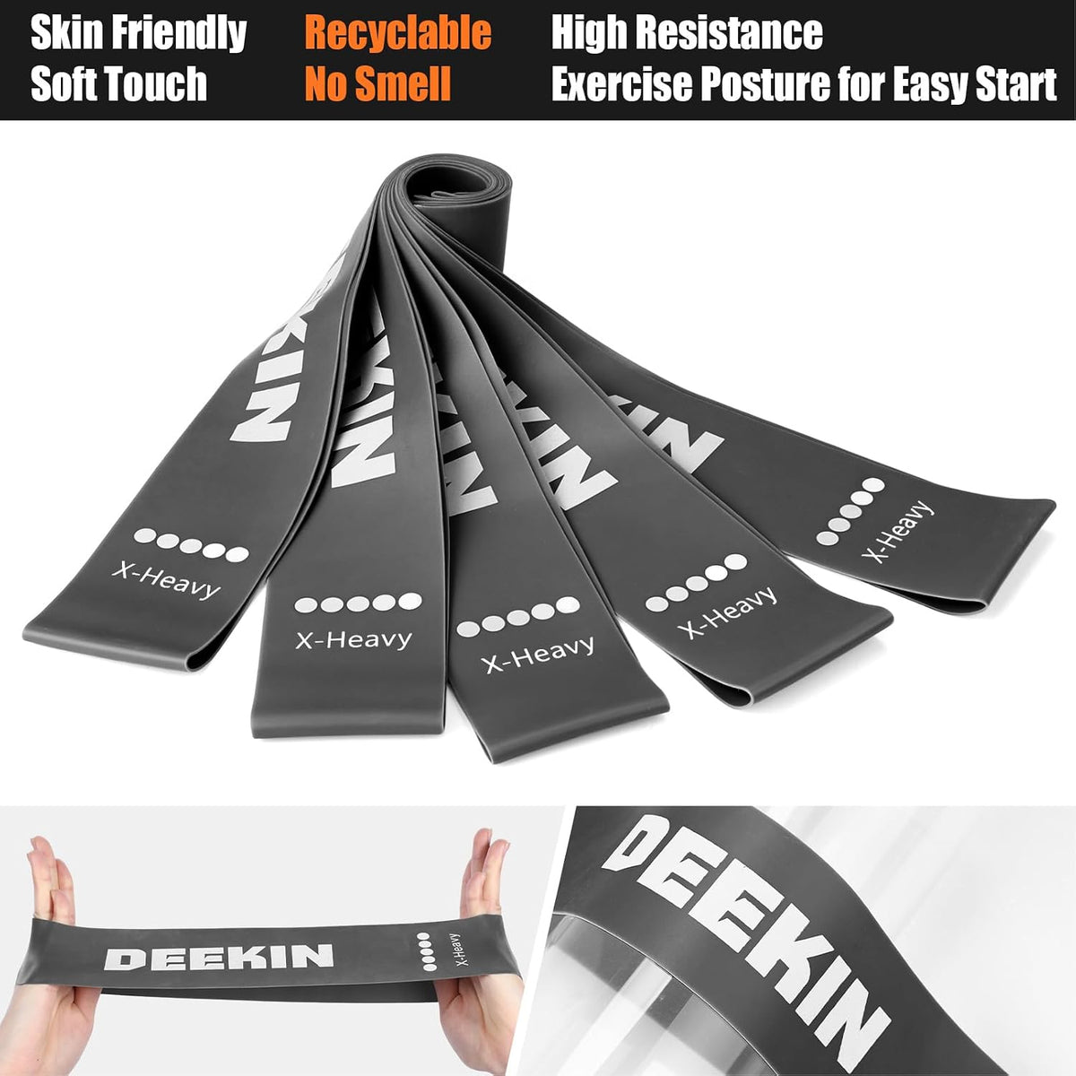 20 Pcs Resistance Bands Bulk Exercise Bands
