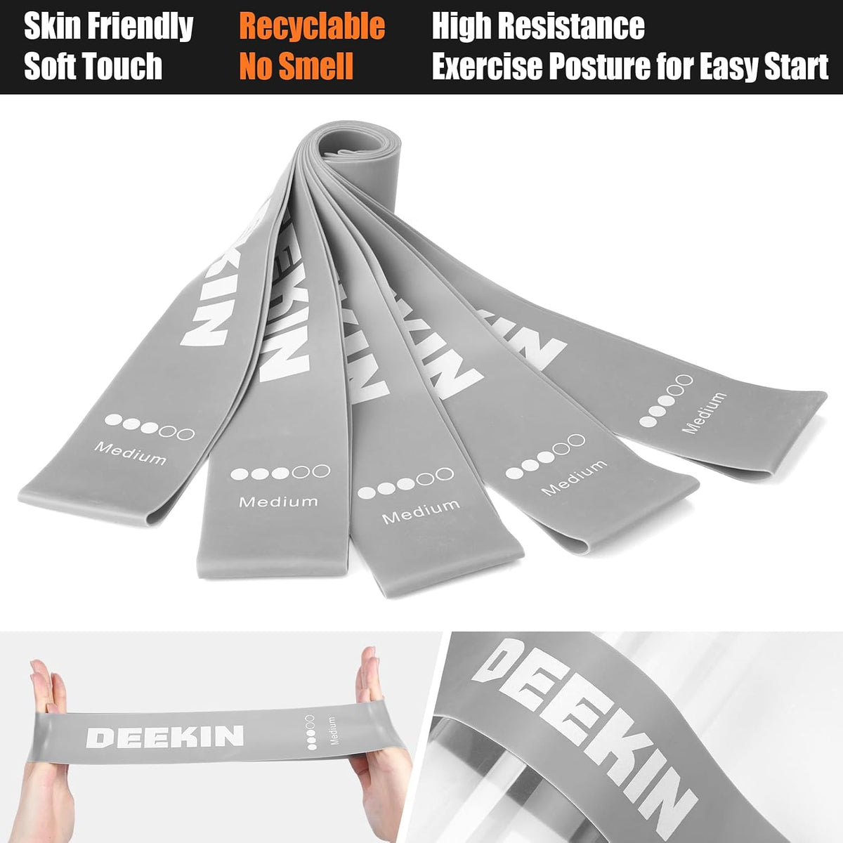 20 Pcs Resistance Bands Bulk Exercise Bands