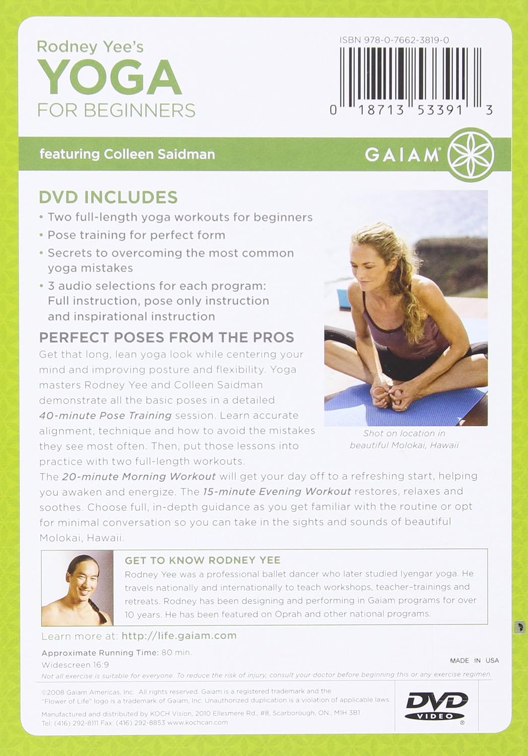 Rodney Yee's Yoga for Beginners