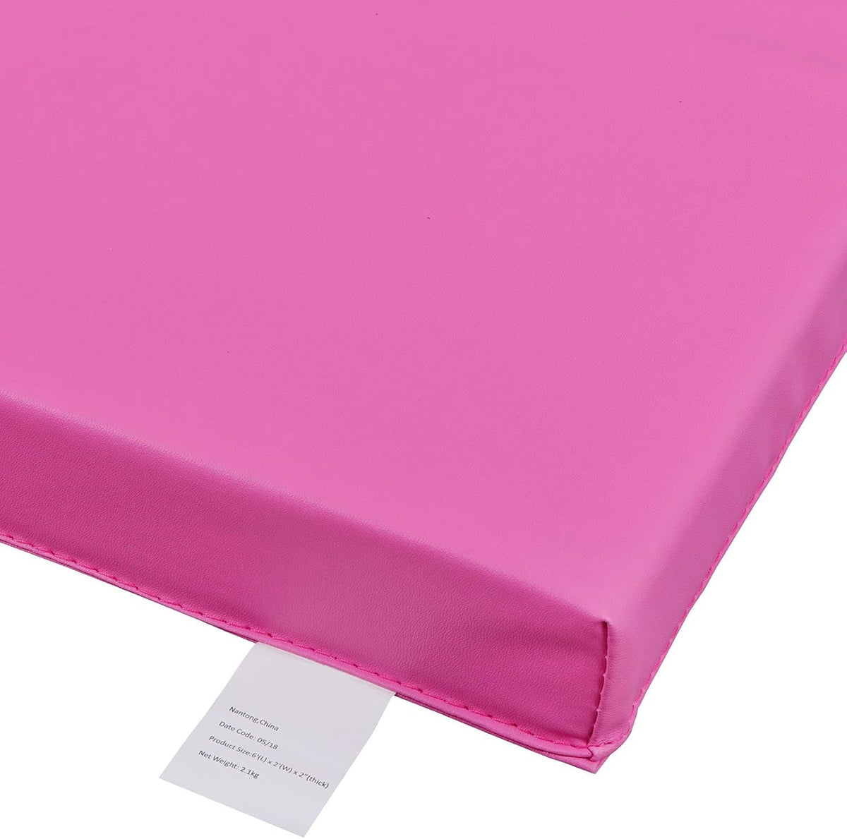 6' x 2' Tri-Fold Portable Folding Exercise Gym Mat Extra Thick Foam Gymnastics Mat Aerobics Yoga Martial Arts MMA Stretching Core Workouts w/Carrying Handle