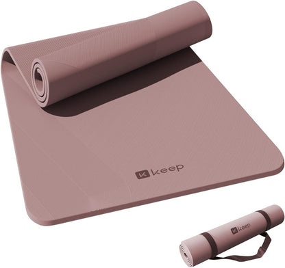 Extra Wide Yoga Mat, 7mm Thick 72" x 32" Exercise Mat