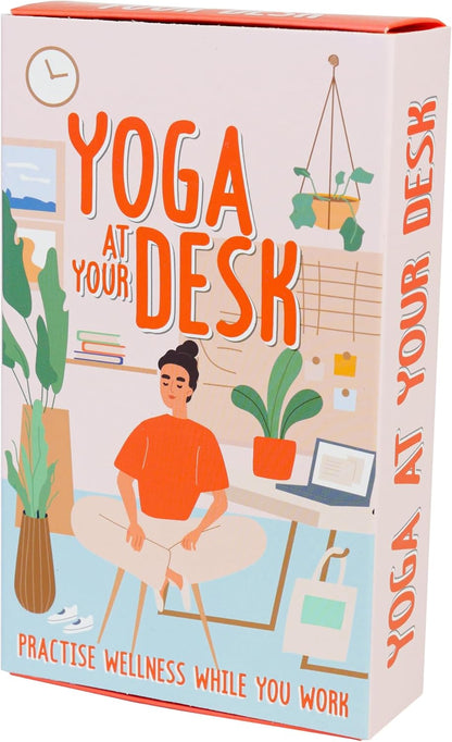 Yoga at Your Desk | Desk Yoga | Wellness Card Pack | Chair Yoga