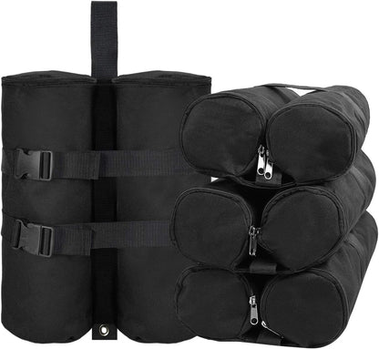 Canopy Weights Sandbags Set of 4,Capacity 140LBS（Without Filler）