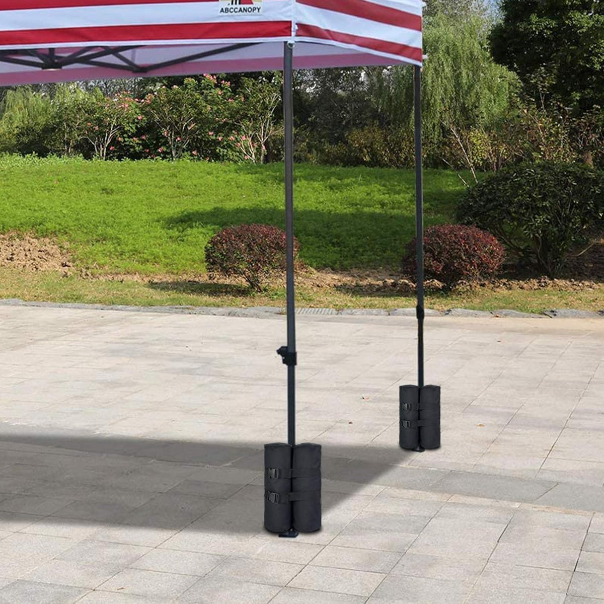 Canopy Weights Sandbags Set of 4,Capacity 140LBS（Without Filler）