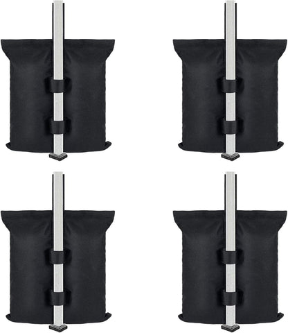 Canopy Weights Sandbags Set of 4,Capacity 140LBS（Without Filler）