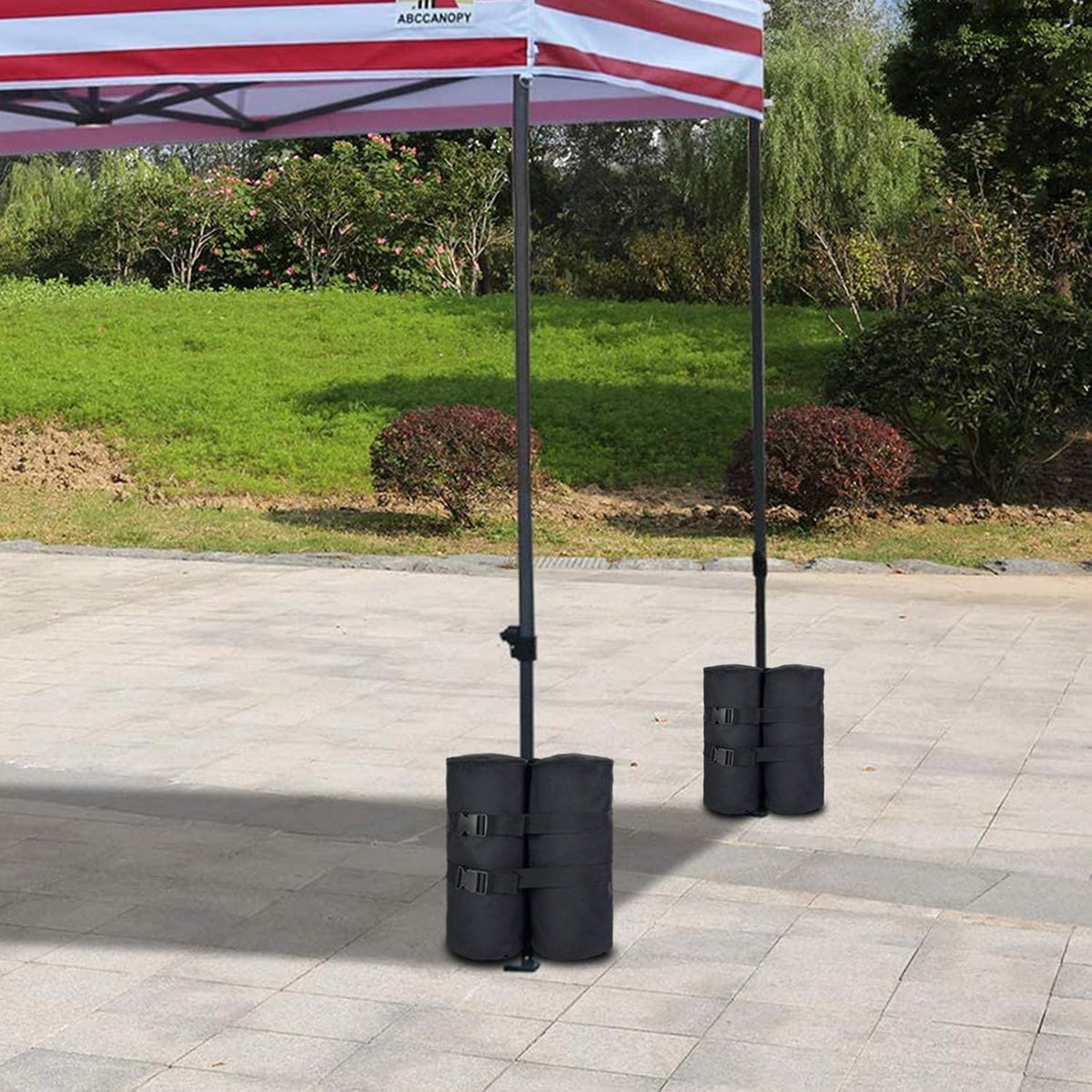 Canopy Weights Sandbags Set of 4,Capacity 140LBS（Without Filler）