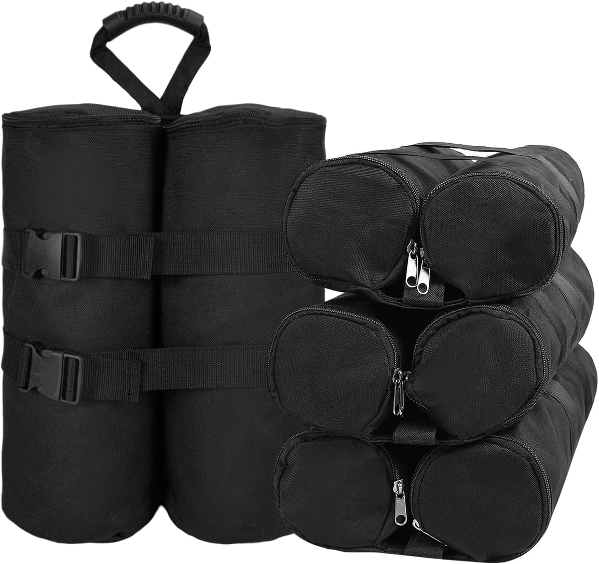 Canopy Weights Sandbags Set of 4,Capacity 140LBS（Without Filler）