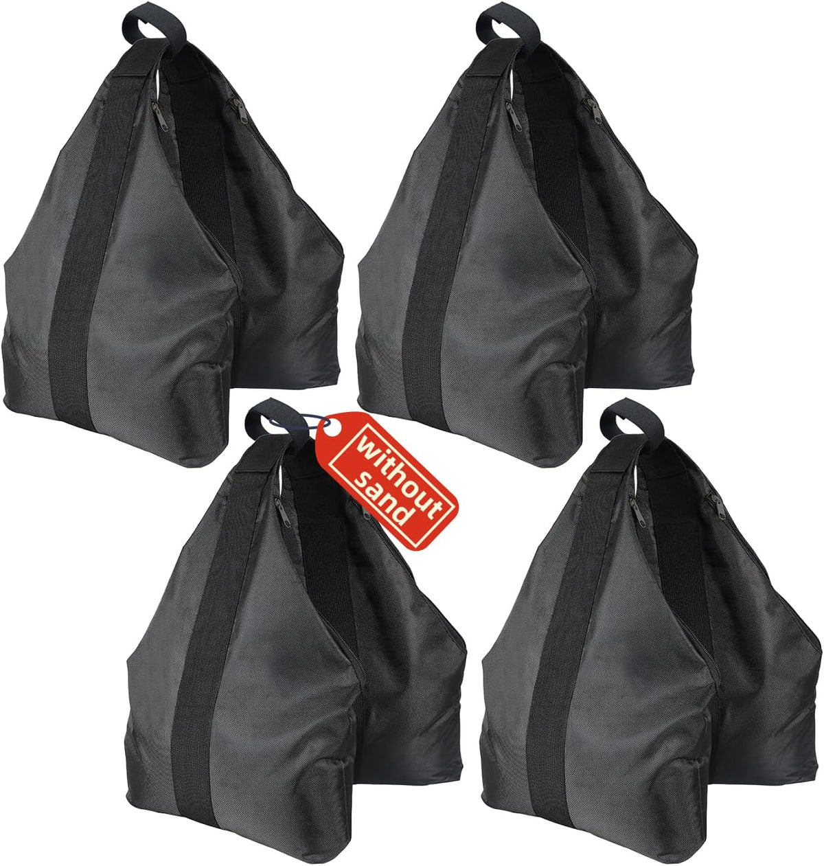 Canopy Weights Sandbags Set of 4,Capacity 140LBS（Without Filler）