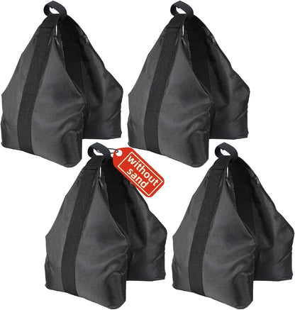 Canopy Weights Sandbags Set of 4,Capacity 140LBS（Without Filler）