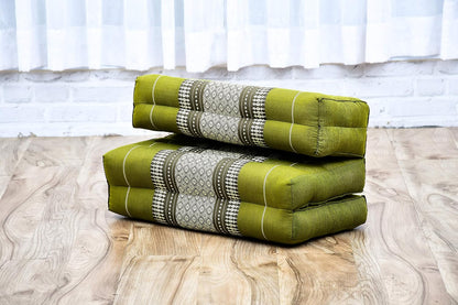 Foldable Floor Mattress – 2 in 1 Floor Meditation Mat for Yoga and Relaxation, Seating Futon with Kapok