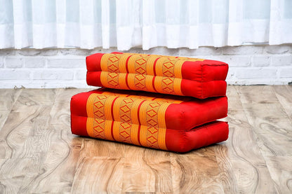 Foldable Floor Mattress – 2 in 1 Floor Meditation Mat for Yoga and Relaxation, Seating Futon with Kapok