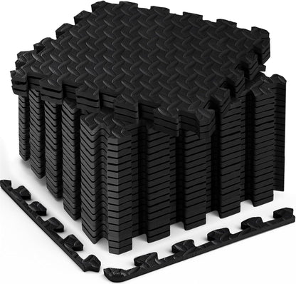 18 Pcs EVA Foam Floor Tiles, Puzzle Exercise Mat Set for Gym