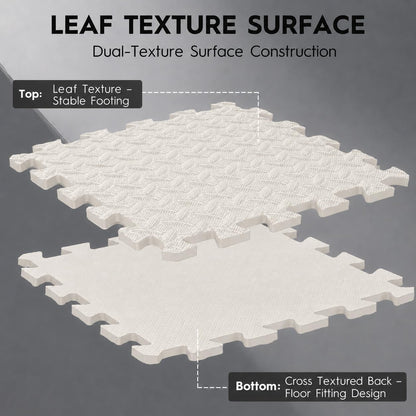 18 Pcs EVA Foam Floor Tiles, Puzzle Exercise Mat Set for Gym