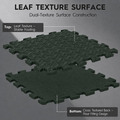 18 Pcs EVA Foam Floor Tiles, Puzzle Exercise Mat Set for Gym