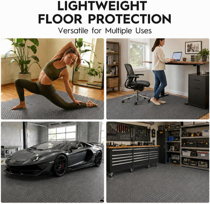 18 Pcs EVA Foam Floor Tiles, Puzzle Exercise Mat Set for Gym