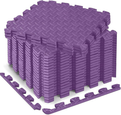 18 Pcs EVA Foam Floor Tiles, Puzzle Exercise Mat Set for Gym