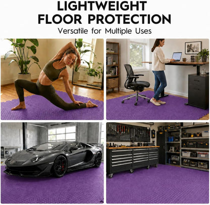 18 Pcs EVA Foam Floor Tiles, Puzzle Exercise Mat Set for Gym