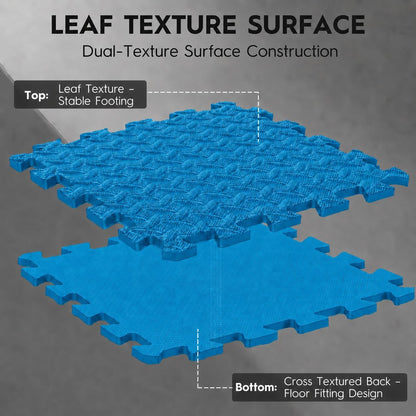 18 Pcs EVA Foam Floor Tiles, Puzzle Exercise Mat Set for Gym