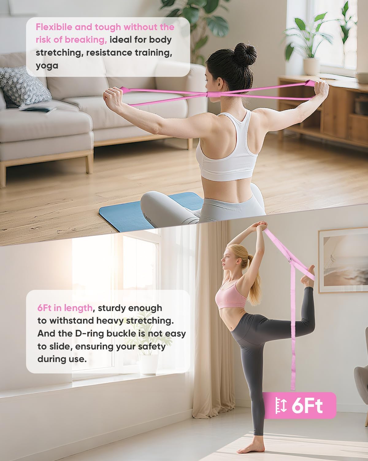 Home Pilates Kit, Pilates Essentials Kit for Women, Pilates Equipment Set with Pilates Ring, Resistance Bands & Accessories, Guides, Pilates Ring and Ball Set for Starters Home Workouts