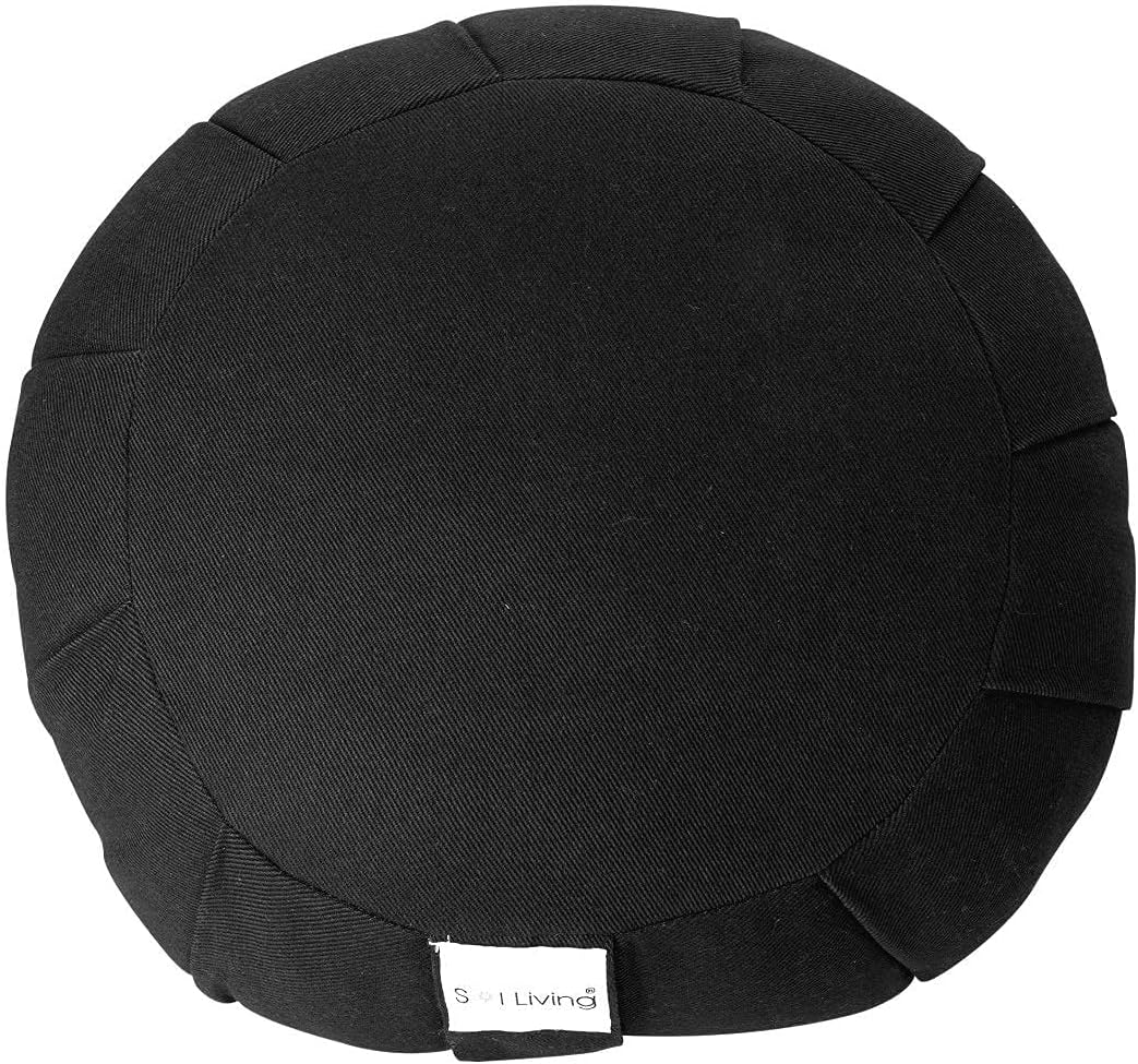 Zafu Meditation Cushion Floor Pouf 100% Cotton 28" x 10"