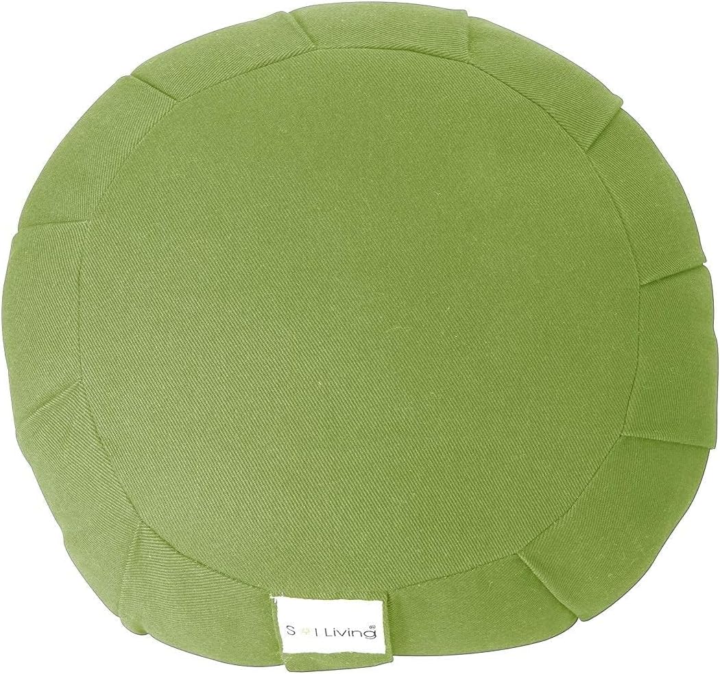 Zafu Meditation Cushion Floor Pouf 100% Cotton 28" x 10"