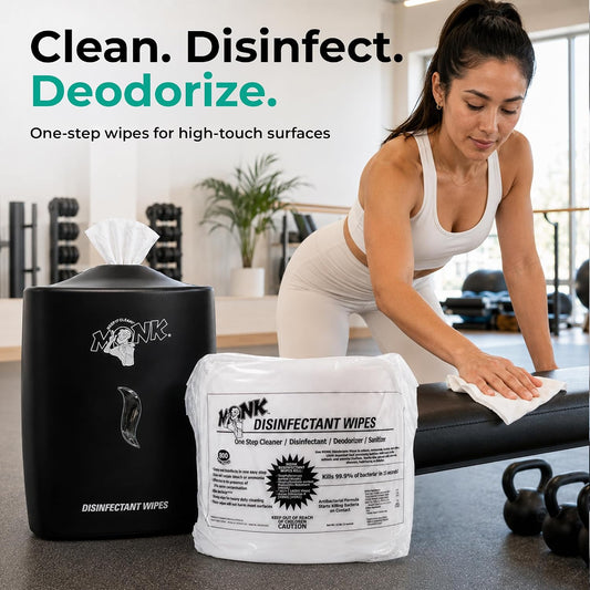Monk Disinfecting Wipes (4 Refills of) for Commercial Facilities