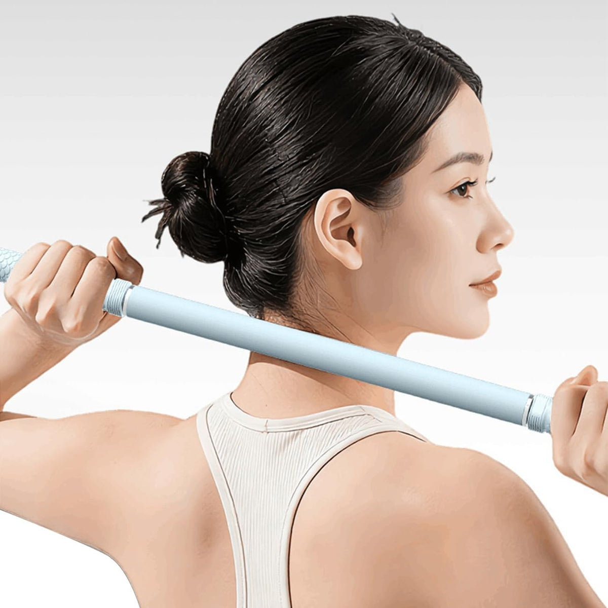 Muscle Roller Stick - Myofascial Release & Deep Tissue Massage Grey