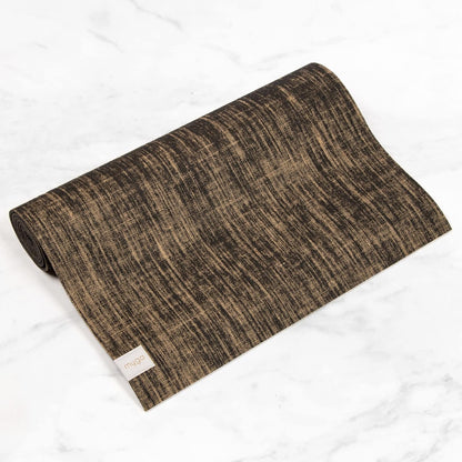 Jute Yoga Mat, High Performance Vegan Floor Exercise Mat, Eco Friendly Biodegradable Yoga Mat with PVC Backing,72" x 24", 0.2" Thickness