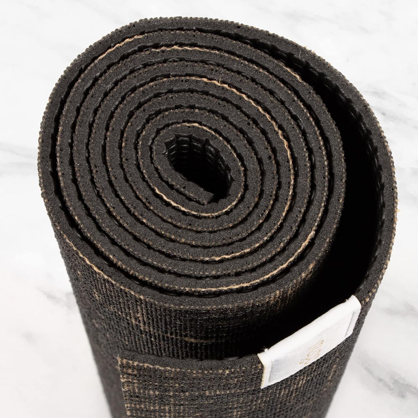 Jute Yoga Mat, High Performance Vegan Floor Exercise Mat, Eco Friendly Biodegradable Yoga Mat with PVC Backing,72" x 24", 0.2" Thickness