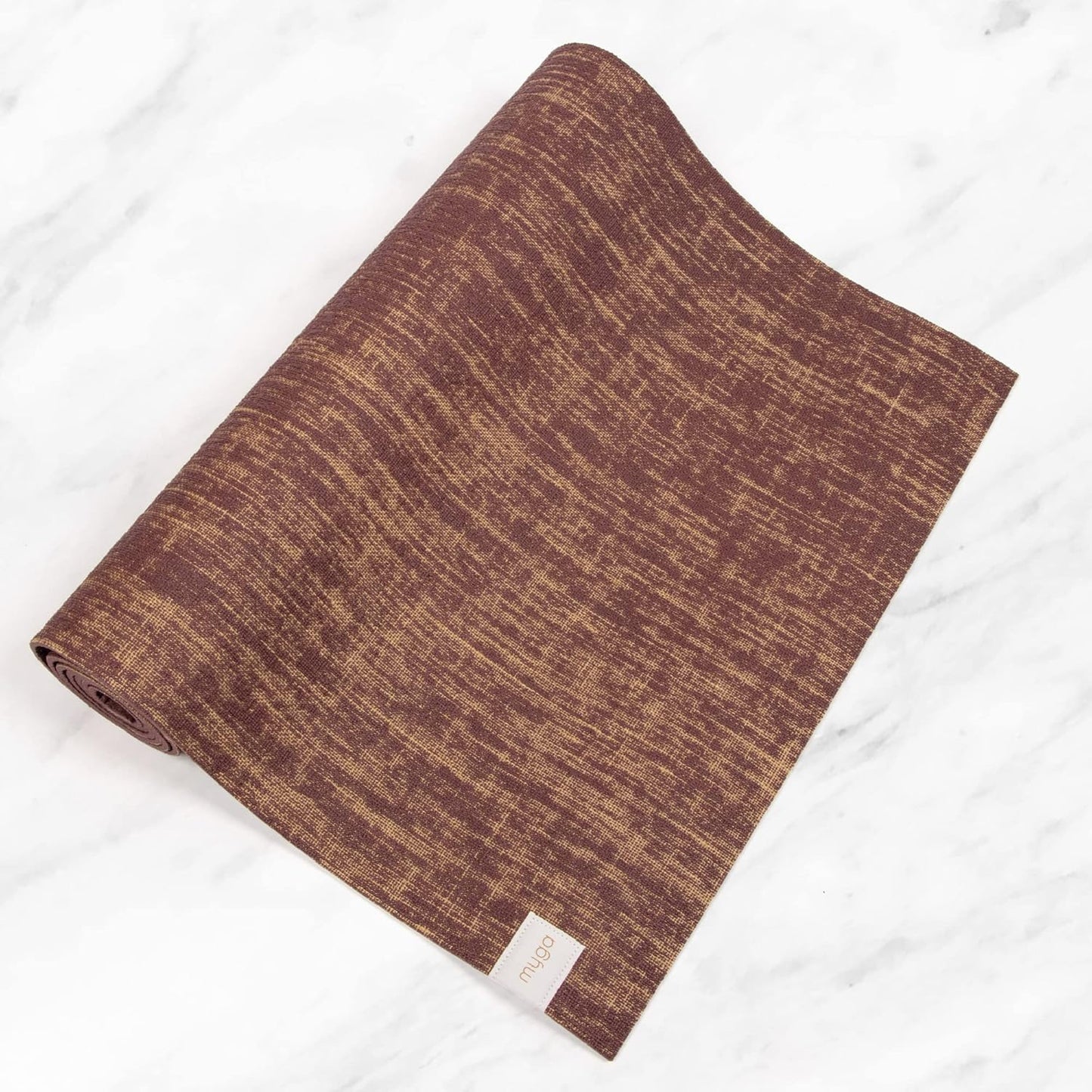 Jute Yoga Mat, High Performance Vegan Floor Exercise Mat, Eco Friendly Biodegradable Yoga Mat with PVC Backing,72" x 24", 0.2" Thickness