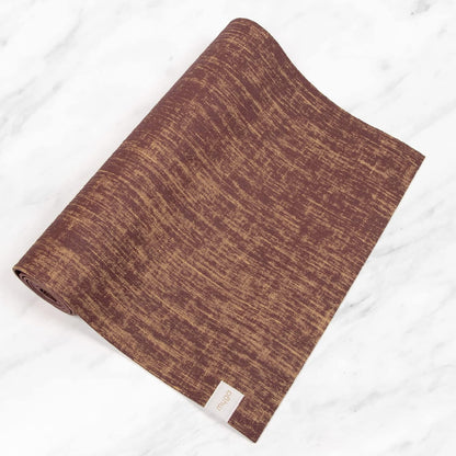 Jute Yoga Mat, High Performance Vegan Floor Exercise Mat, Eco Friendly Biodegradable Yoga Mat with PVC Backing,72" x 24", 0.2" Thickness