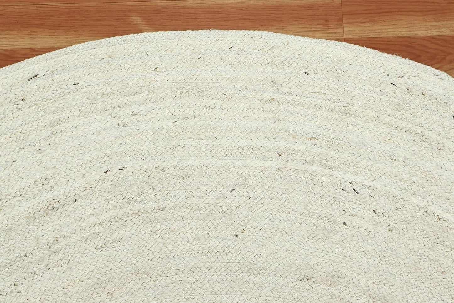 Heavy Material Hand Braided Jute 3x5 Natural Jute Beige Multi Geometric Design Hand Woven Rug Flatweave Area Carpet Indoor Outdoor Rugs for Kitchen Garden Yoga Mat - Colors B