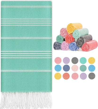Turkish Beach Towels Vacation Essentials Yoga Blanket Pool Workout Towel Oversized Sand Free Quick Dry Lightweight Meditation Supplies Mat Cover Surf Boat River Float Accessories Gym Excise Stuff