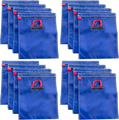 Hullaballoo Durable Vinyl Sand Bags, Outdoor Indoor Anchor Safety Product for Inflatable Bounce House, Water Slides, Canopies and Tents, Holds 50 Pound Capacity, 4 Pack