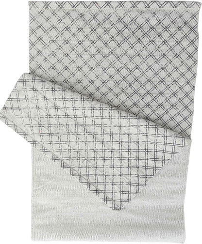 Indian Handmade100 % Organic Anti Skid Multi Colour Cotton Yoga Mat - Eco-Friendly Hand-Woven Rug - Non-Slip & Thick (24”x72”x5mm) for Hot yoga & Everyday Fitness at Home - Comfortable & Foldable Extra-Long Mat