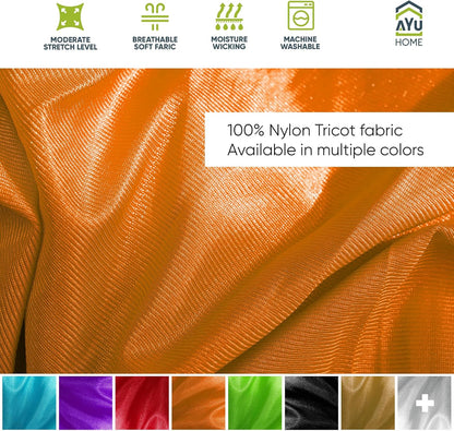 AyuHome Aerial Silks Kit for Home - Premium Yoga Swing for Kids and Adults with 660 lbs Capacity - Versatile Aerial Yoga Hammock for Gymnastics Training