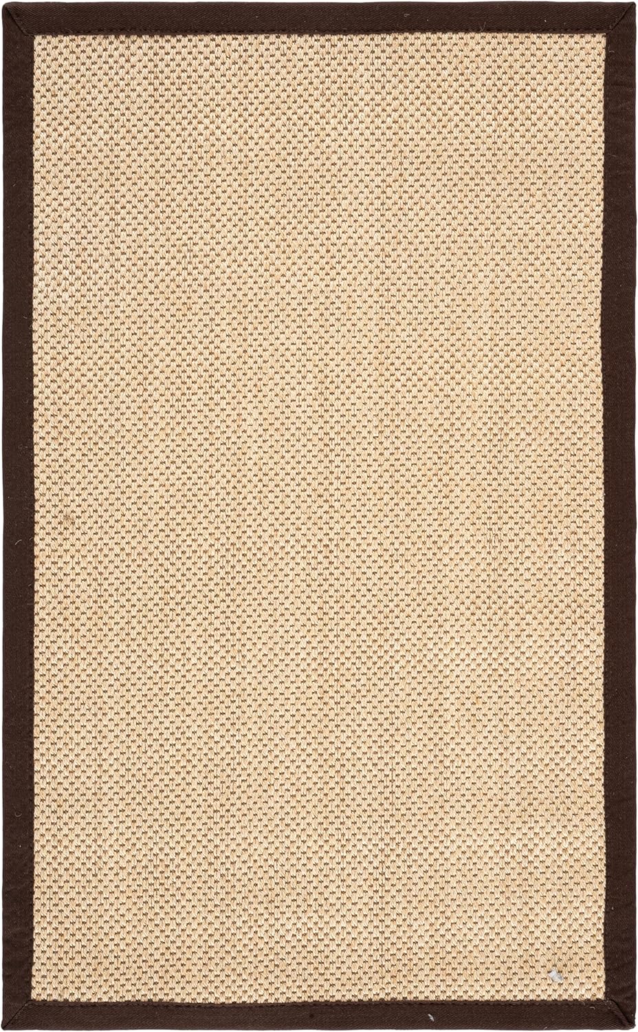 SAFAVIEH Area Rug 11x15 - Natural Fiber Collection - Large - Maize & Linen Color, Sisal, Woven Design with Border (NF141B) - Colors A
