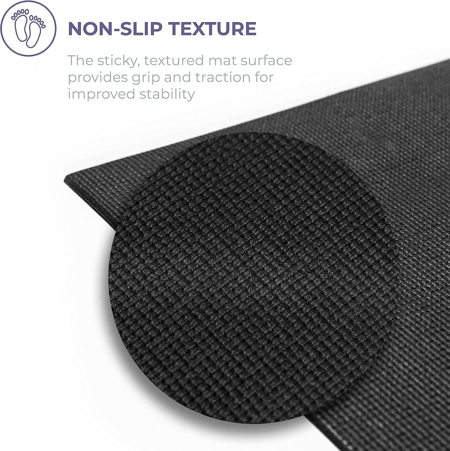 Voyage Yoga Mat, 10 Pack, 72" x 24" Professional Studio and Gym Bulk Yoga Mats, 5mm Thick, Durable, Anti-Tear, Non Slip Fitness and Exercise Mats