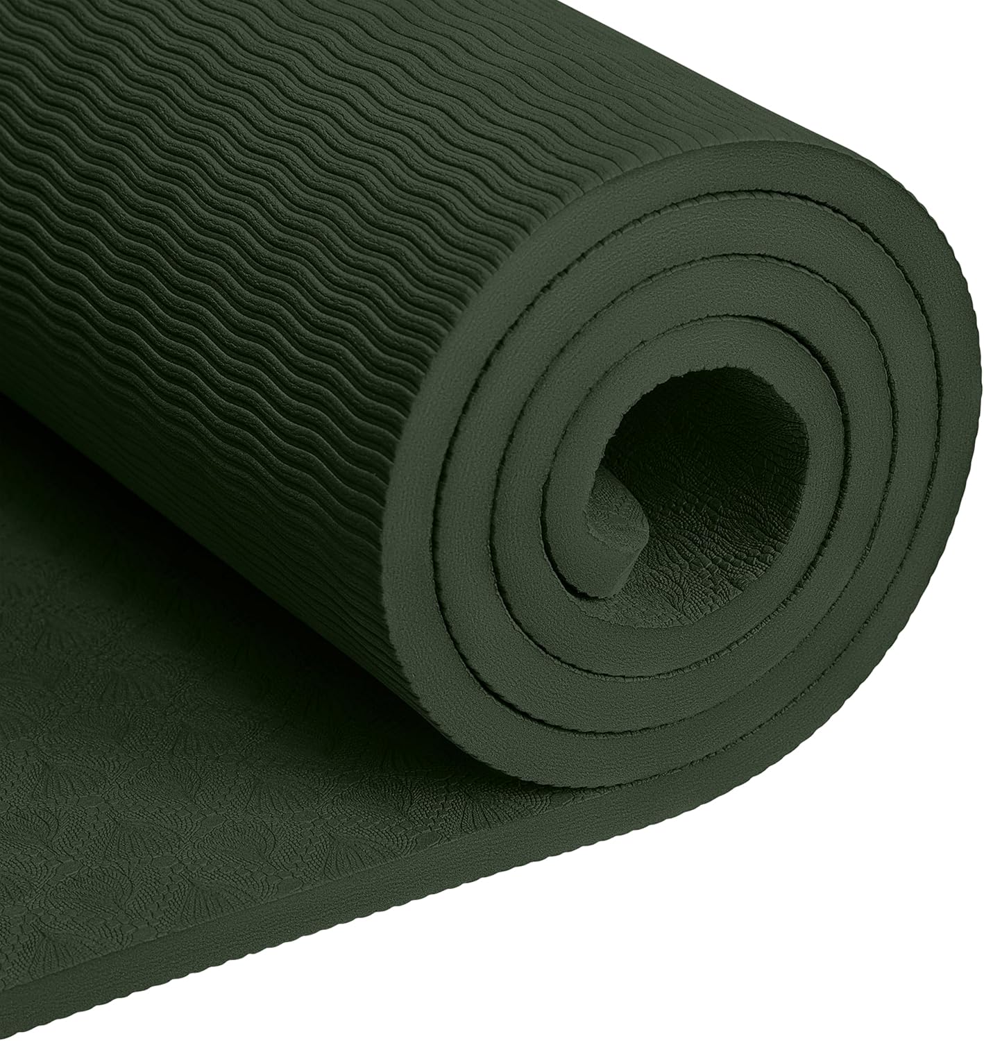 Retrospec Zuma Yoga Mat | 1/2 Inch Thick Non Slip Workout Mat | TPE Exercise Mat for Yoga, Pilates & Stretching | 72x24in