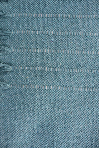 EcoComfort Cotton Yoga Mat - Hand-Woven, Extra-Thick for Ultimate Home Fitness - Durable & Stylish Yoga Rug (24”x72”x5mm)