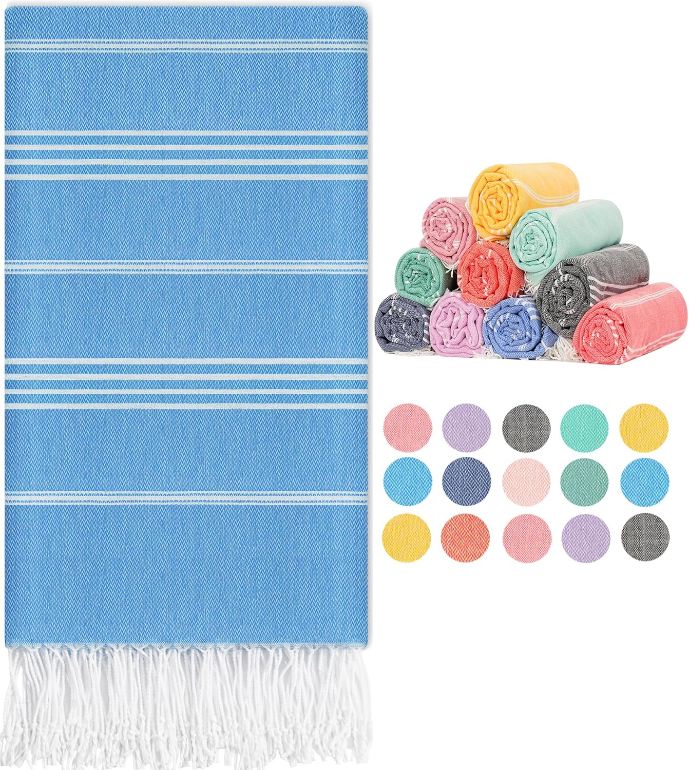Turkish Beach Towels Vacation Essentials Yoga Blanket Pool Workout Towel Oversized Sand Free Quick Dry Lightweight Meditation Supplies Mat Cover Surf Boat River Float Accessories Gym Excise Stuff