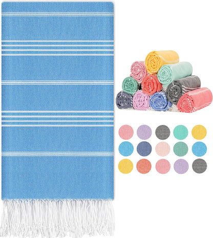 Turkish Beach Towels Vacation Essentials Yoga Blanket Pool Workout Towel Oversized Sand Free Quick Dry Lightweight Meditation Supplies Mat Cover Surf Boat River Float Accessories Gym Excise Stuff