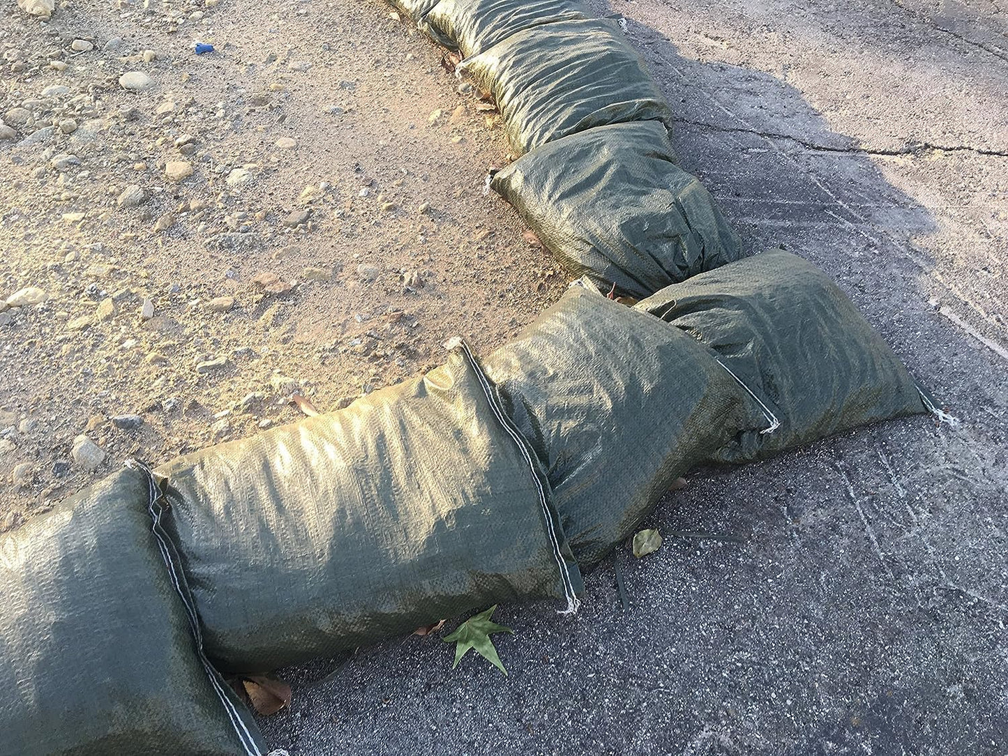 Polypropylene Olive Drab Rugged Sandbag | 14 Inches by 26 Inches | Pack of 15 | Military Grade | Protects Homes & Businesses From Flooding | Sand Bags Trusted by US Military & Red Cross