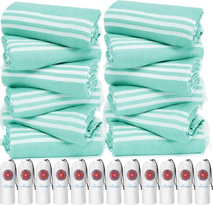 Antfuny Turkish Beach Towels Vacation Essentials Quick Dry Sand Free Oversized Bath Pool Swim Towel Extra Large XL Blanket Adult Travel Cruise Accessories Must Haves Clearance Stuff Necessities - Colors A