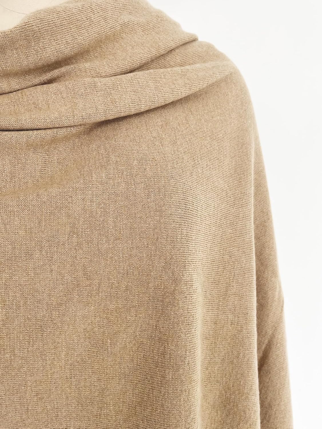 Moss Rose Women's Shawl Wrap Poncho Ruana Cape Open Front Cardigan Shawls for Spring Fall Winter