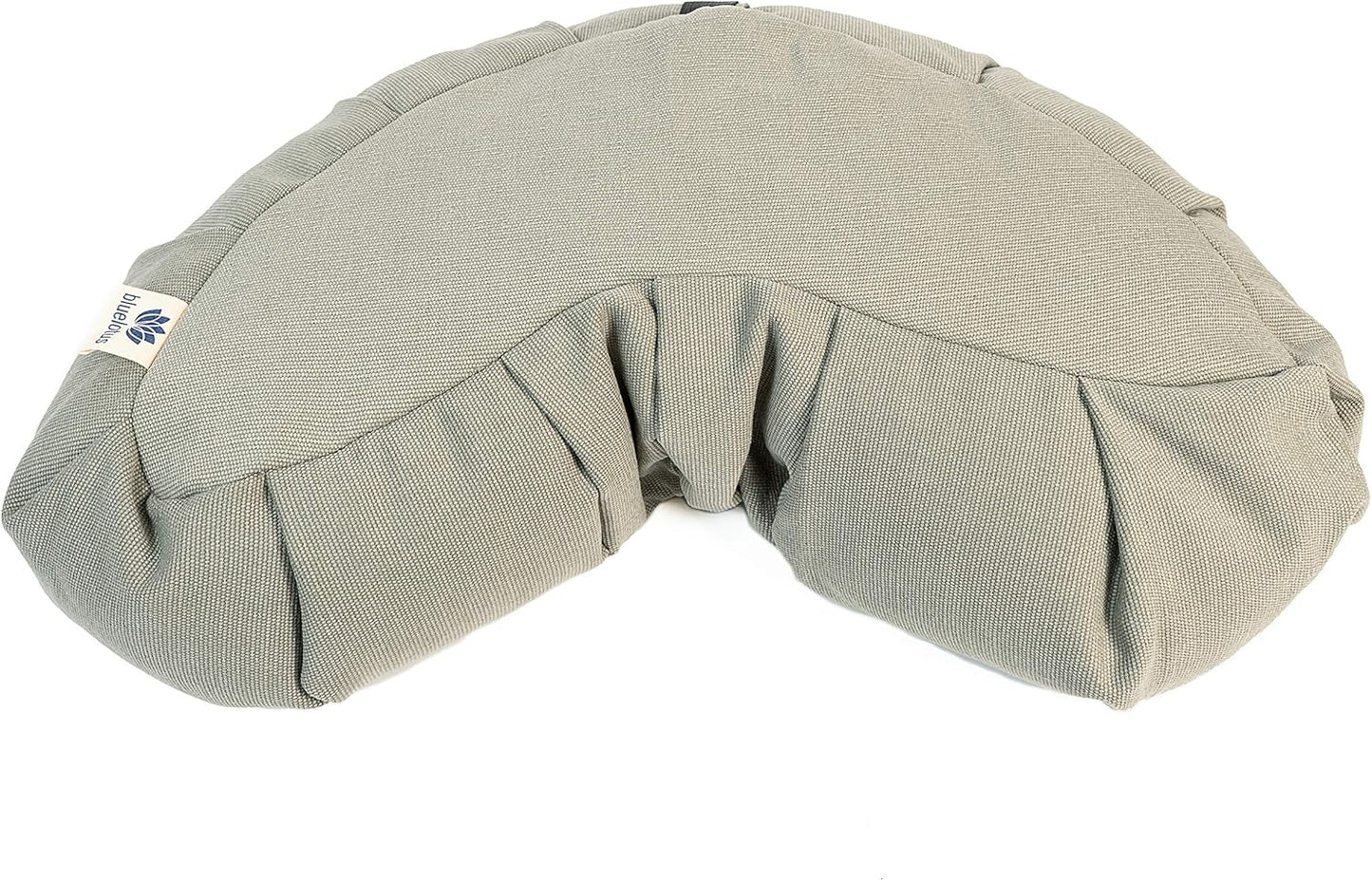 Blue Lotus Crescent Meditation Cushion