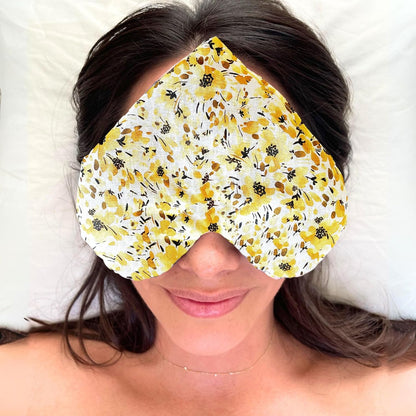 Stillnus Weighted Heart Eye Pillow with Organic Lavender & Flaxseed – Relaxation Gift for Women, Meditation Tool, Mindful Rest, Cooling Eye Mask, Wellness Self-Care Kit