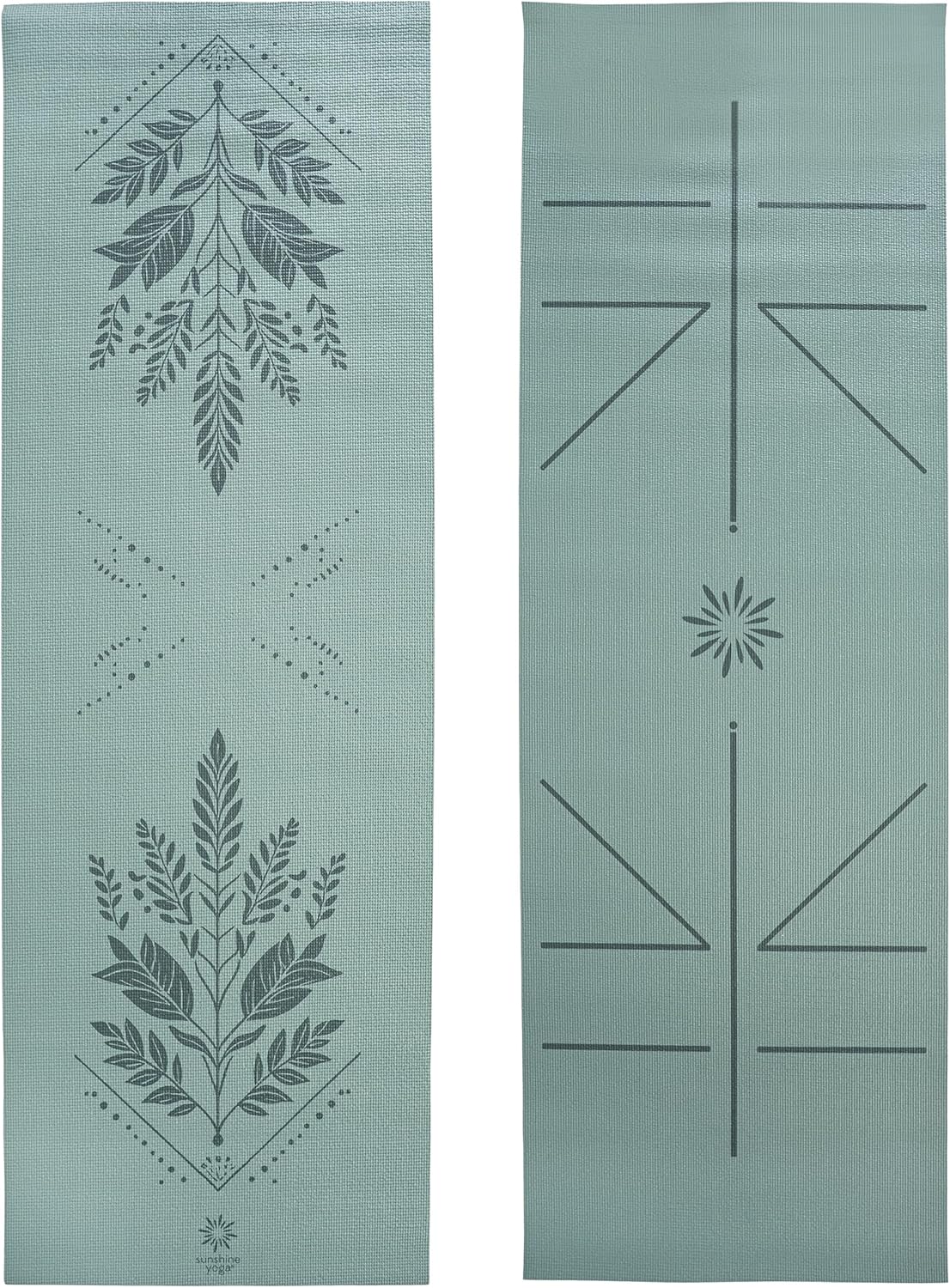 Ascend Yoga Mat - Premium 6mm Thick, 72" x 24", Solid or Reversible Print, Non Slip, Tear Resistant, Workout Mats for Pilates, Home, Studio, Fitness, Gym, Training, Floor Stretching